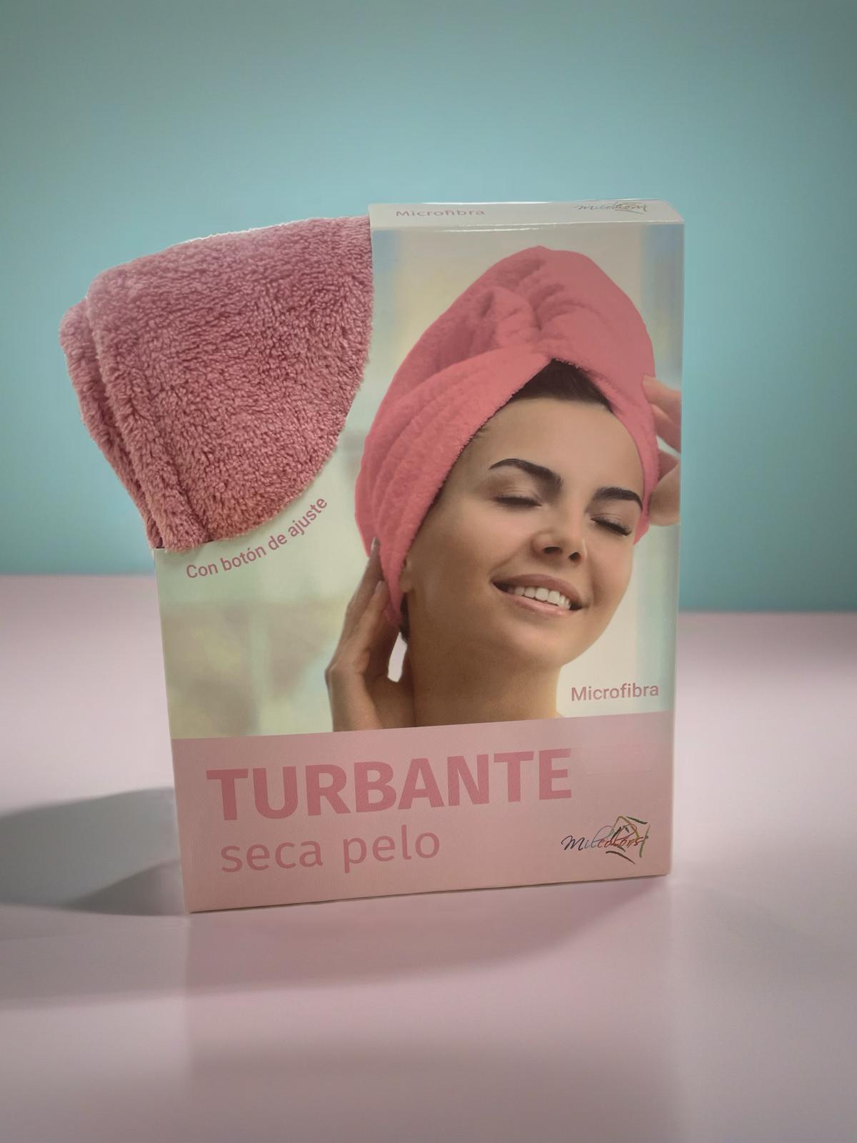 Toalla turbante de microfibra